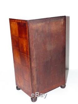 Antique Late 19th Century Kingwood Table Cabinet / Casket Apprentice Piece