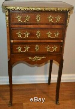 Antique Late 19th Century Louis XV style french chest of drawer (commode)