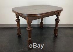 Antique Late 19th Century Walnut Refractory Pub Dining Table