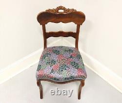 Antique Late 19th Century Walnut Victorian Side Chair