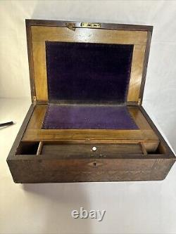 Antique Late 19th Early 20th Century Portable Travel Writing Lap Desk