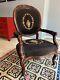 Antique Late 19th / Early 20th Century Victorian Wing Back Chair Vintage SALE