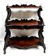 Antique Late 19th c. Gothic Revival Style Rosewood Etargere Bookcase
