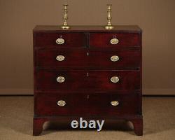 Antique Late Georgian Mahogany Chest of Drawers c. 1810