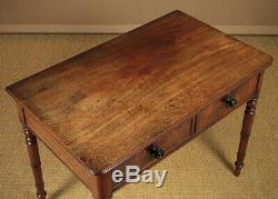 Antique Late Georgian Mahogany Side Table c. 1820