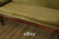Antique Late Regency Period Mahogany Scrolled Arm Sofa