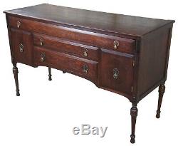 Antique Late Victorian Quartersawn Oak Buffet Sideboard Standard Table Co. 60