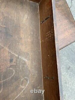 Antique Late William & Mary English Oak Turned Side Table, 17th Century