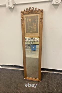 Antique Louis XVI Trumeau Wall Mirror