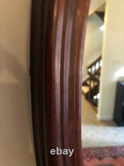 Antique Mahogany Mirror, late 1800s, Hand carved