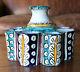 Antique Moroccan ceramic inkwell or paint, late 19th or early 20th century