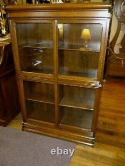 Antique OaK Bookcase Stacking Barrister John Danner co. Refinished late 1800's