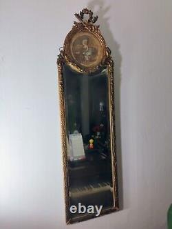 Antique Pair of Rococo Revival Giltwood Mirrors Late 19th Century Local Pick