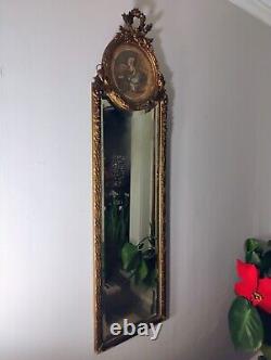 Antique Pair of Rococo Revival Giltwood Mirrors Late 19th Century Local Pick