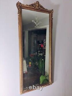 Antique Pair of Rococo Revival Giltwood Mirrors Late 19th Century Local Pick