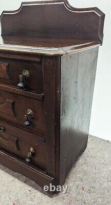 Antique Primitive Dresser 3 Drawers Late 19th century