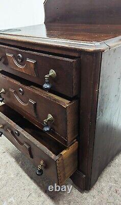 Antique Primitive Dresser 3 Drawers Late 19th century