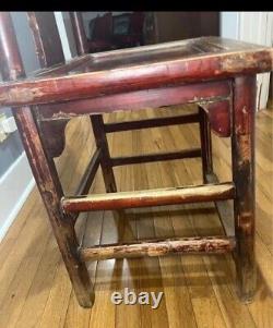 Antique Rosewood Hall Chair Ming China Late 19th Century