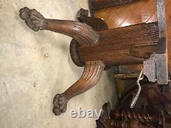 Antique Round Oak Dining Table