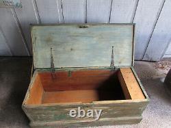 Antique Sea or Sailors Chest Early 1800's or Late 1700's