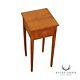 Antique Shaker Style Tiger Maple One Drawer Side Table
