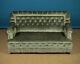 Antique Small Low Late 19th. C. Upholstered Couch c. 1890
