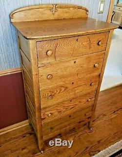 Antique Solid Golden Oak Childs Dresser, lingerie dresser late1800s EUC