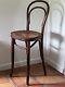 Antique Thonet Childs Bent Wood Cane Bar Stool No. 14 Late 19th Century