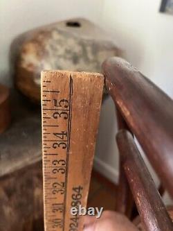 Antique Thonet Childs Bent Wood Cane Bar Stool No. 14 Late 19th Century