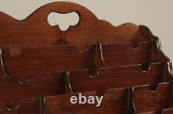 Antique Victorian Carved Oak Letter Holder