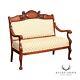 Antique Victorian Figural Carved Frame Settee