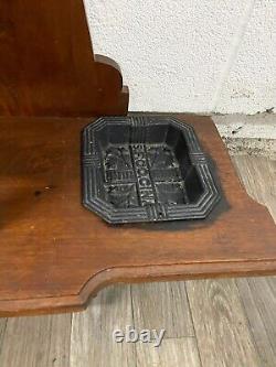 Antique Victorian Late 1800s Marble Top Hall Stand or Hall Tree