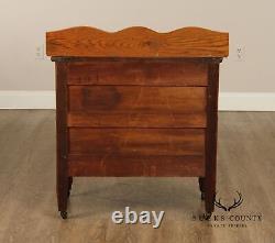 Antique Victorian Oak Wash Stand