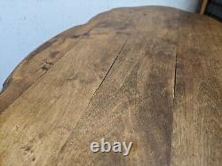 Antique Victorian Table Turned Bobbin Spindle Spool Legs Knapp Joint Drawer