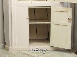 Antique Vintage Late 19th/Early 20th Century Corner Cabinet Hutch (36443)