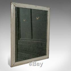Antique Wall Mirror, English, Victorian, Pitch Pine, Late 19th Century C. 1880