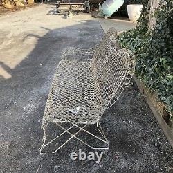 Antique Wire Garden Bench (Late 1800's/Early 1990's)