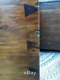 Antique cedar chest trunk blanket storage late 1600's early 1700's Zoar Ohio
