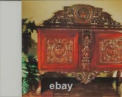 Antique dining set late 1800's, 100% Crafted Walnut, Queen Ann, Chipendale style