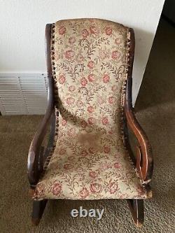 Antique rocking chair late 1800s