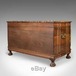 Asian Hardwood Trunk, Bronzed Mounted Chest, Coffer, Late 20th Century