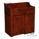 B. Delin Farmhouse Style Pine Drysink Cabinet