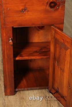 B. Delin Farmhouse Style Pine Drysink Cabinet