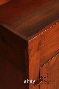 B. Delin Farmhouse Style Pine Drysink Cabinet