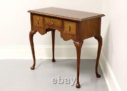 BAKER Inlaid Mahogany Queen Anne Style Side Table