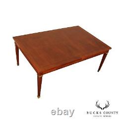 Baker Empire Style Cherry Expandable Dining Table