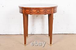 Baker Furniture Federal Inlaid Mahogany Tea Table or Occasional Side Table