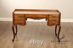 Baker Furniture French Louis XV Style Walnut Writing Desk