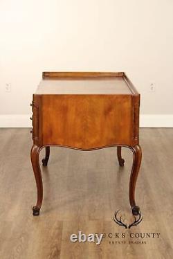 Baker Furniture French Louis XV Style Walnut Writing Desk