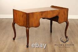 Baker Furniture French Louis XV Style Walnut Writing Desk